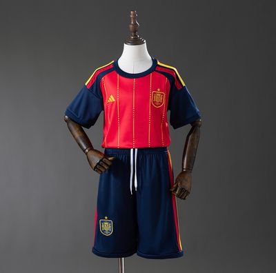 Spain 2026 World Cup Home Kids Kit