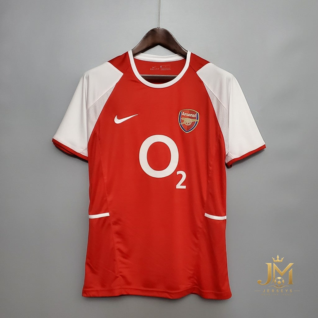 Arsenal Home Retro Jersey 2002 2004