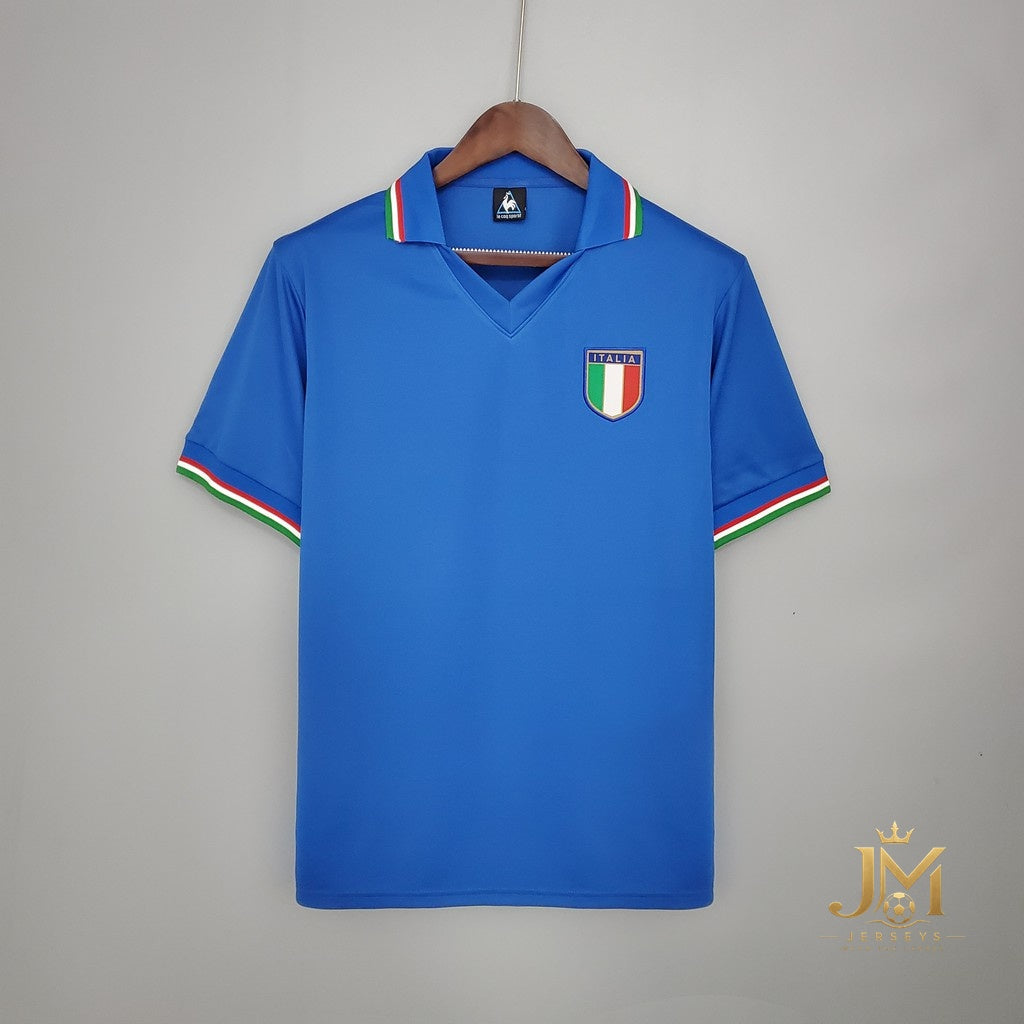 Italy Retro Jersey 1982 World Cup Champ