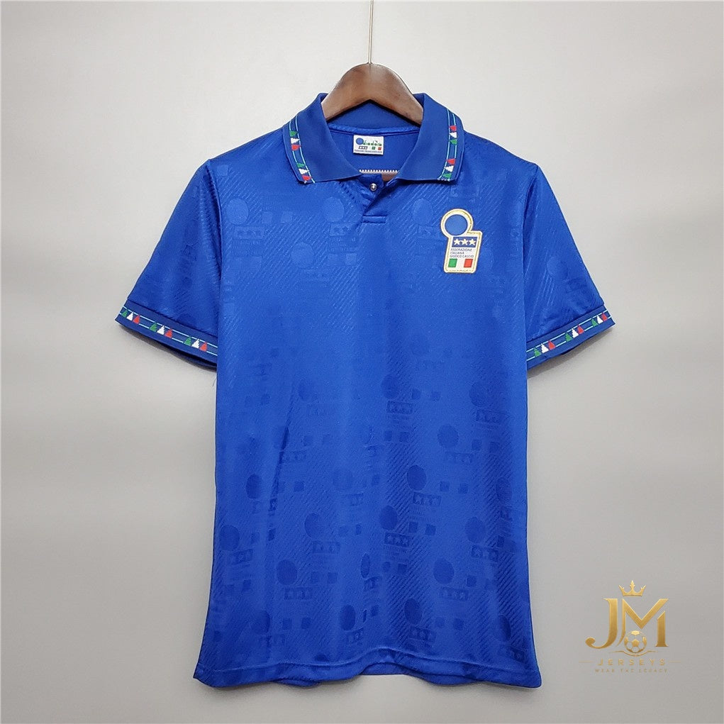 Italy Retro Jersey 1994 Home World Cup Kit