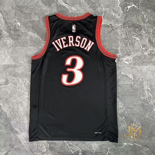 76Ers Retro Black #3 Iverson