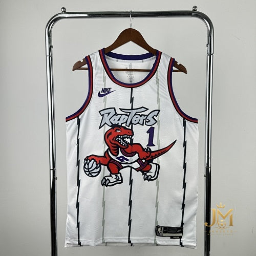 Raptors Retro White #1 McGrady