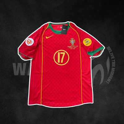 Portugal 2004 Euros Home Retro Kit