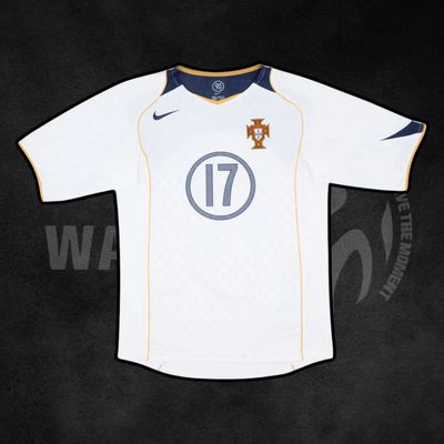 Portugal 2004 Euros Away Retro Kit