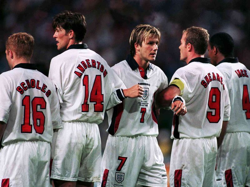 England 1998 World Cup Retro Home Kit