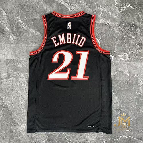 76Ers Retro Black #21 Embiid