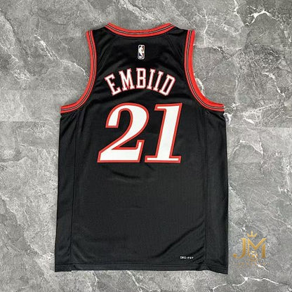 76Ers Retro Black #21 Embiid