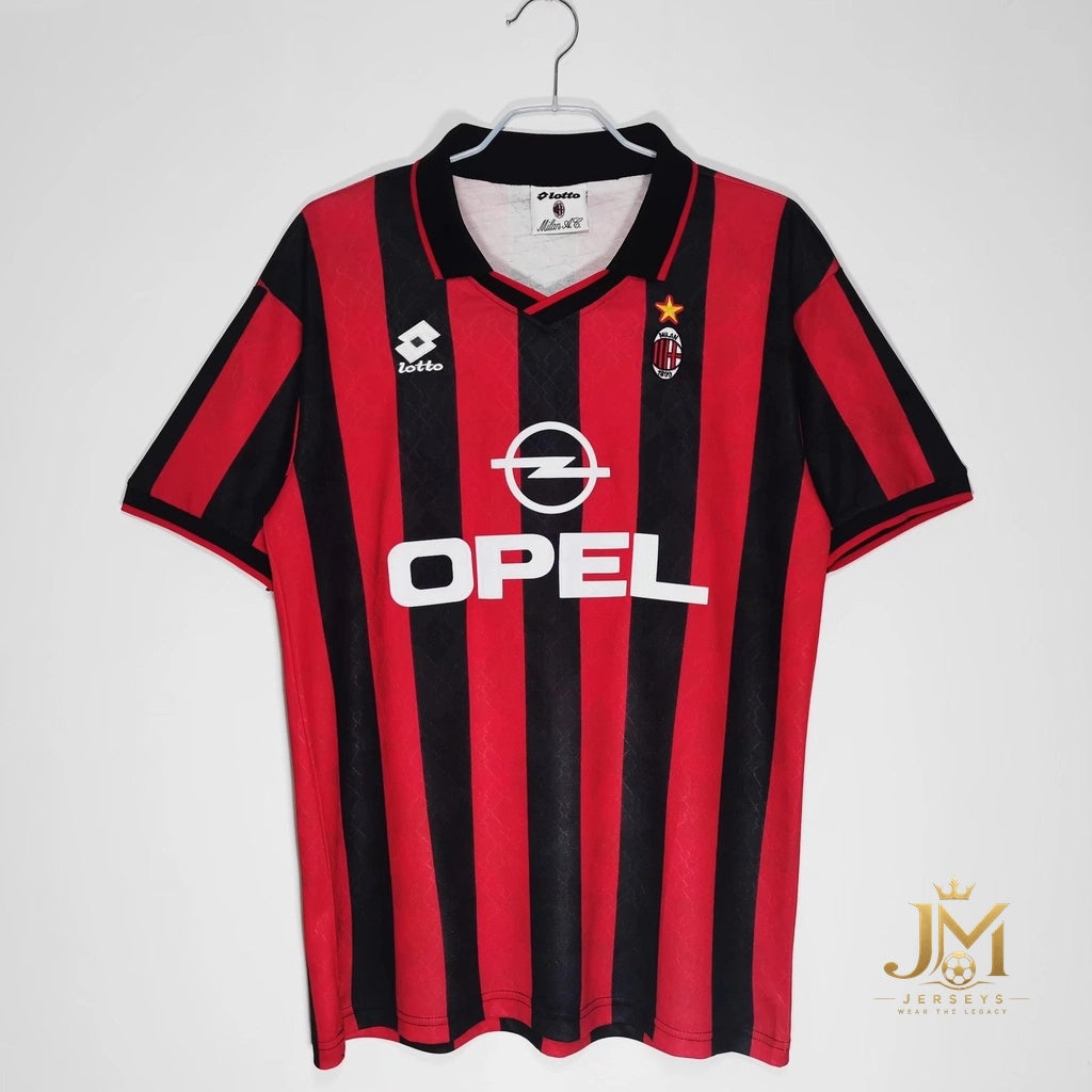 Ac Milan Retro Jersey Home 1995 96
