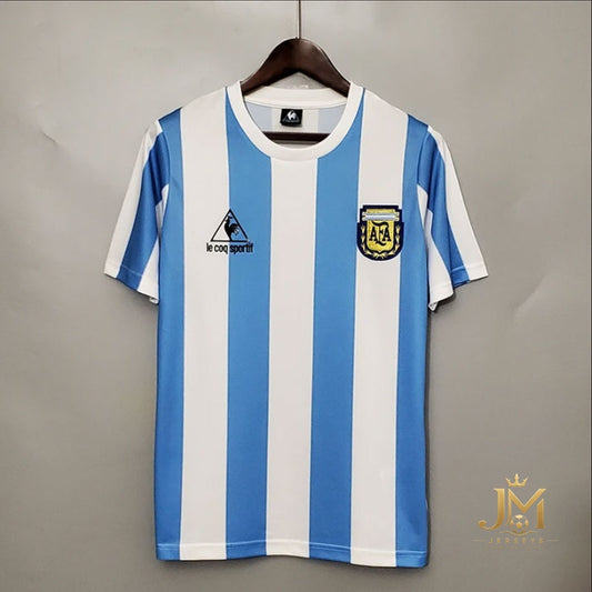 Argentina Home 1986 Fifa World Cup Champ Maradona