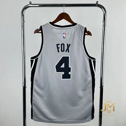 Spurs Limited Gray #4 Fox