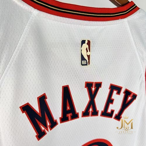 76Ers Retro White #0 Maxey