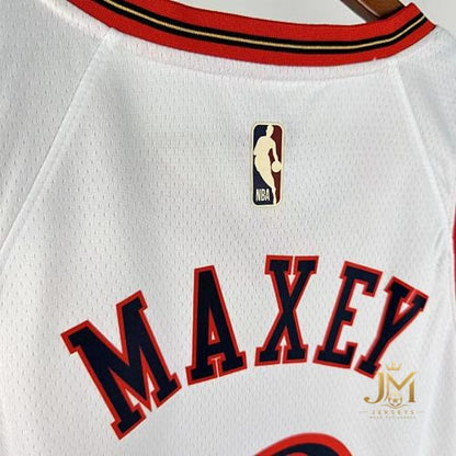76Ers Retro White #0 Maxey
