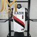 Trail Blazers Home White #0 Lillard