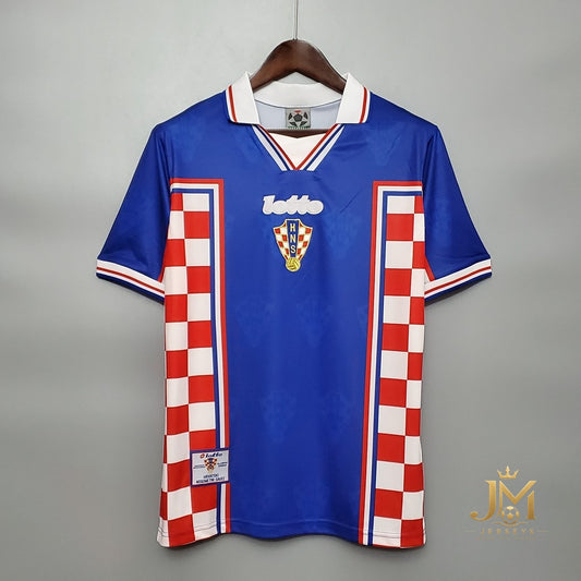 Croatia Retro 1998 World Cup Jersey Vintage Away