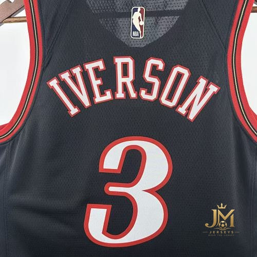 76Ers Retro Black #3 Iverson
