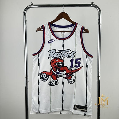 Raptors Retro White #15 Carter