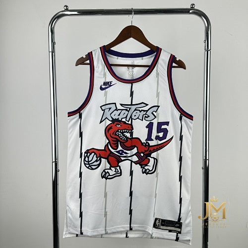 Raptors Retro White #15 Carter