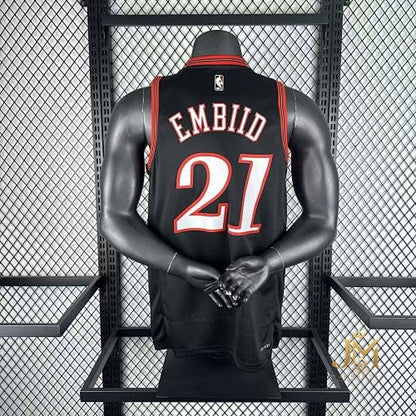 76Ers Retro Black #21 Embiid