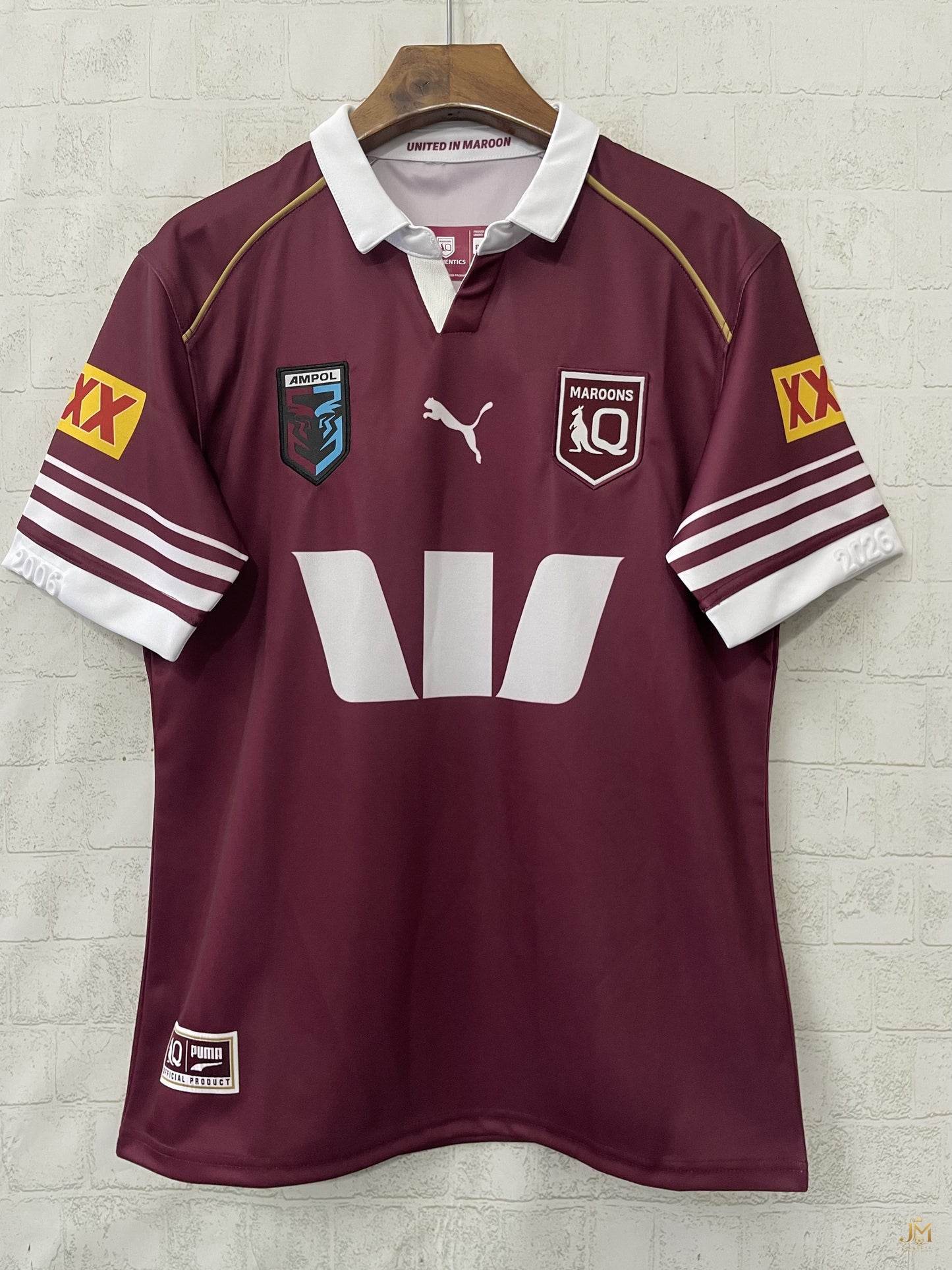 QLD MAROONS Home Jersey