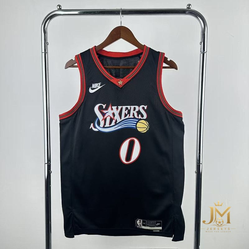 76Ers Retro Black #0 Maxey