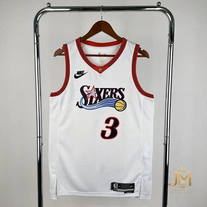 76Ers Retro White #3 Iverson