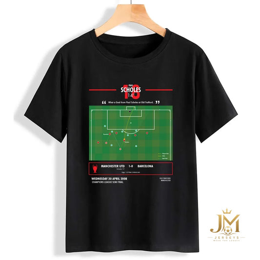 Scholes Retro Goals Premium Tee
