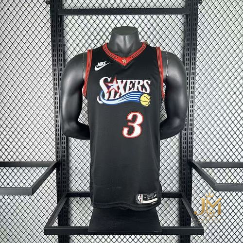 76Ers Retro Black #3 Iverson