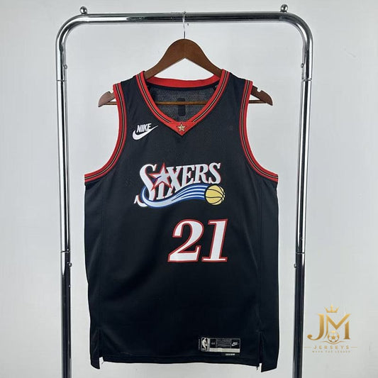 76Ers Retro Black #21 Embiid
