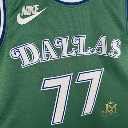 Mavericks Retro Green #77 Doncic