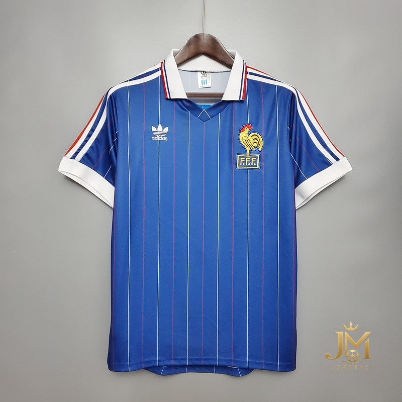 France Retro Jersey 1982 Home Kit