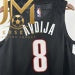 Trail Blazers Away Black #8 Achiuwa