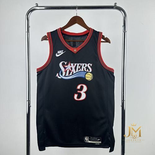 76Ers Retro Black #3 Iverson