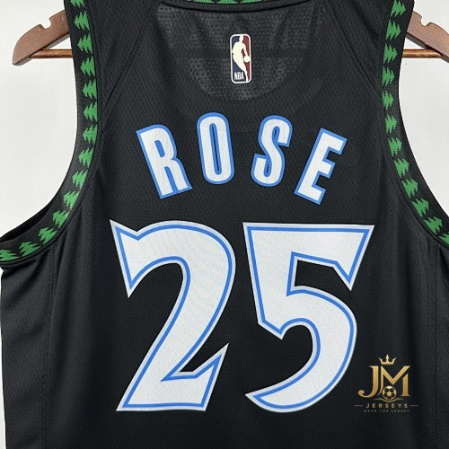 Timberwolves Retro #25 Rose