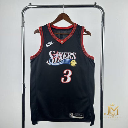 76Ers Retro Black #3 Iverson