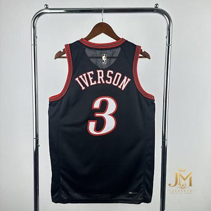 76Ers Retro Black #3 Iverson
