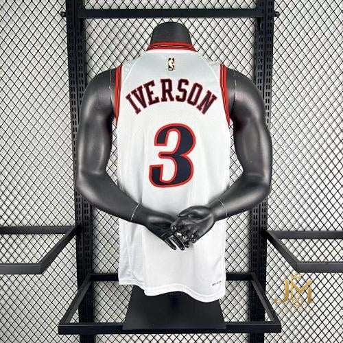 76Ers Retro White #3 Iverson