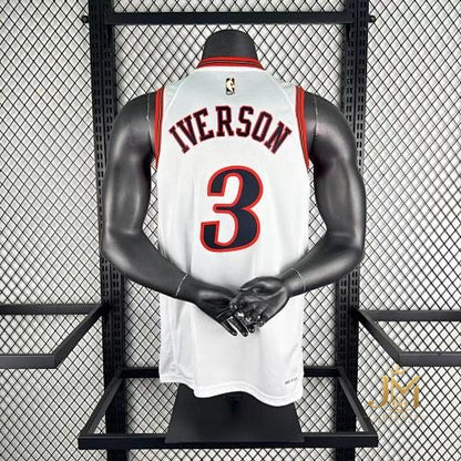 76Ers Retro White #3 Iverson