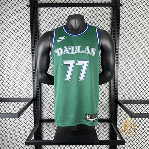 Mavericks Retro Green #77 Doncic