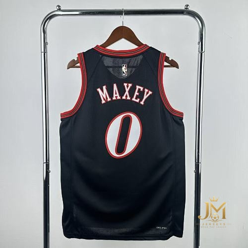 76Ers Retro Black #0 Maxey