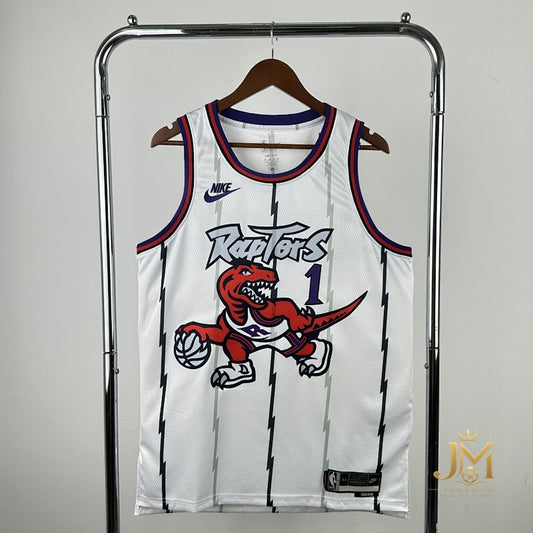 Raptors Retro White #1 McGrady