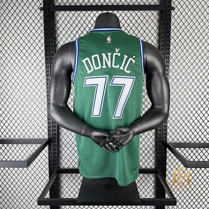 Mavericks Retro Green #77 Doncic