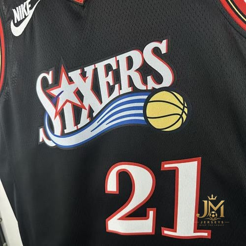 76Ers Retro Black #21 Embiid