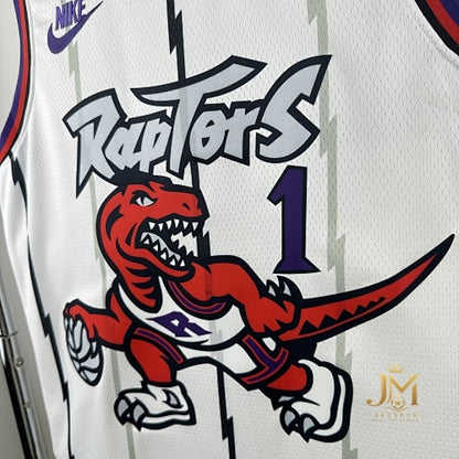 Raptors Retro White #1 McGrady