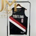 Trail Blazers Away Black #0 Lillard #2