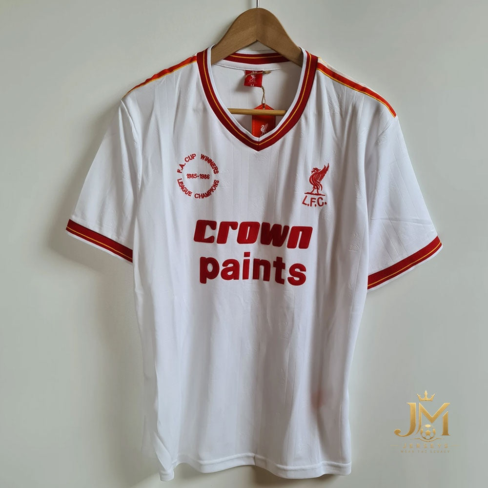 Liverpool Fa Cup Winner League Champs Retro Jersey Away 1985