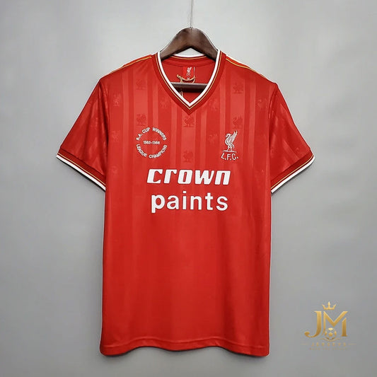 Liverpool Fa Cup Winner League Champs Retro Jersey Home 1985
