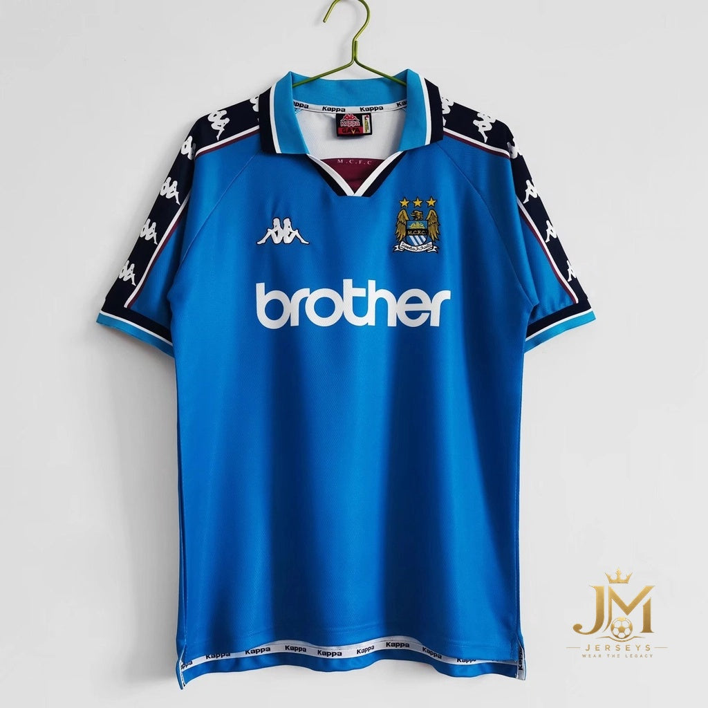 Man City Home Retro Shirt 1998 99