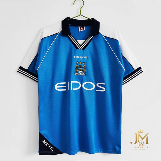 Man City Home Retro Shirt 1999 2000