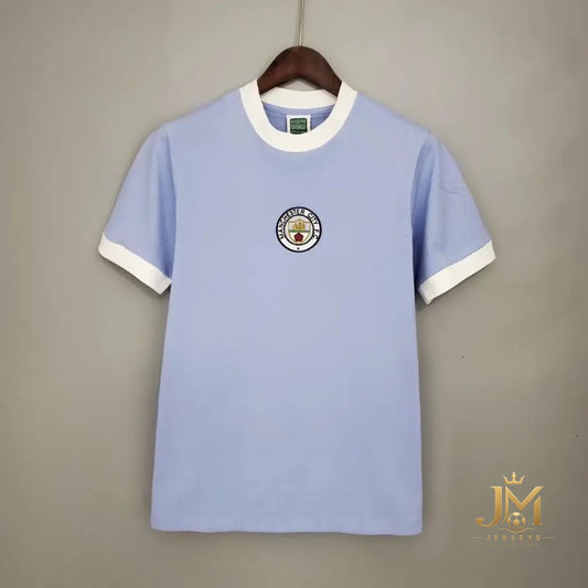 Man City Home Retro Shirt Vintage 1972