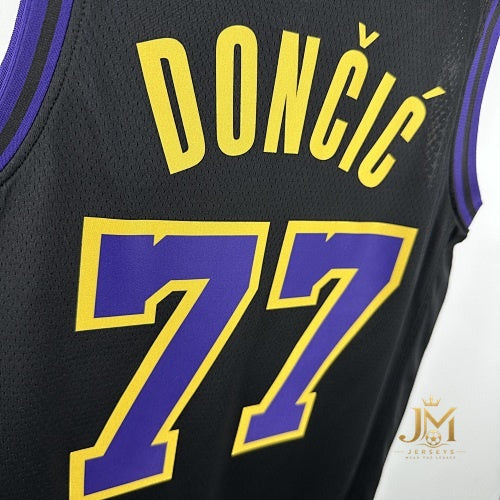 Lakers City Edition #77 Doncic